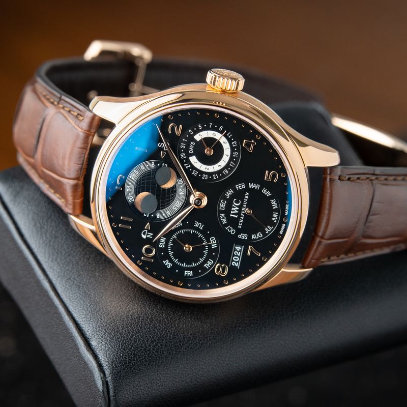 IWC Portuguese Perpetual Calendar Portugieser Perpetual Calendar SERVICED Automatic Rose Gold IW503202
