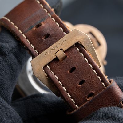 Panerai Luminor Submersible Bronzo 4 STRAPS Bronze Brown Ceramic