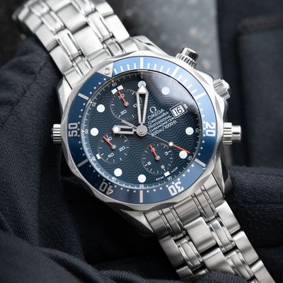 時計 OMEGA Seamaster Professional 300m Omega Seamaster Diver 300M Co-Axial Master Chronometerblue