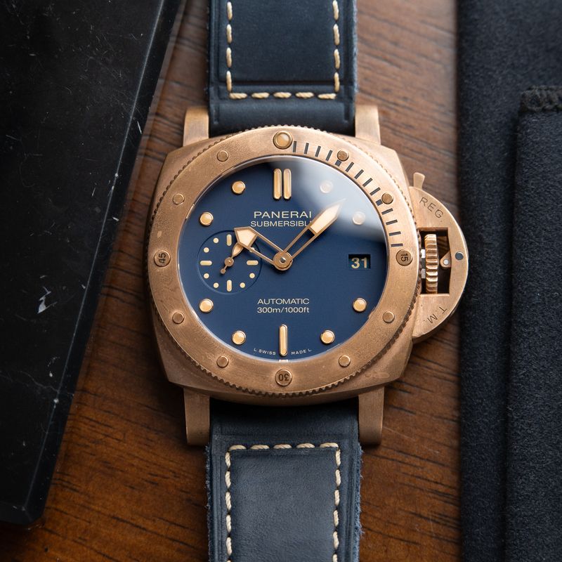 Panerai Submersible Luminor Submersible Bronzo Blu Abisso 2/2024 Bronze Blue PAM1074