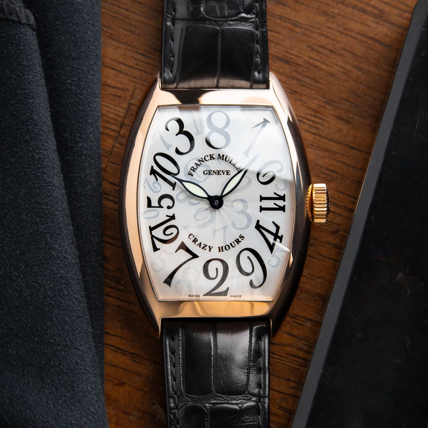 Franck Muller Vanguard Cintree Curvex SERVICED RARE Crazy Hours