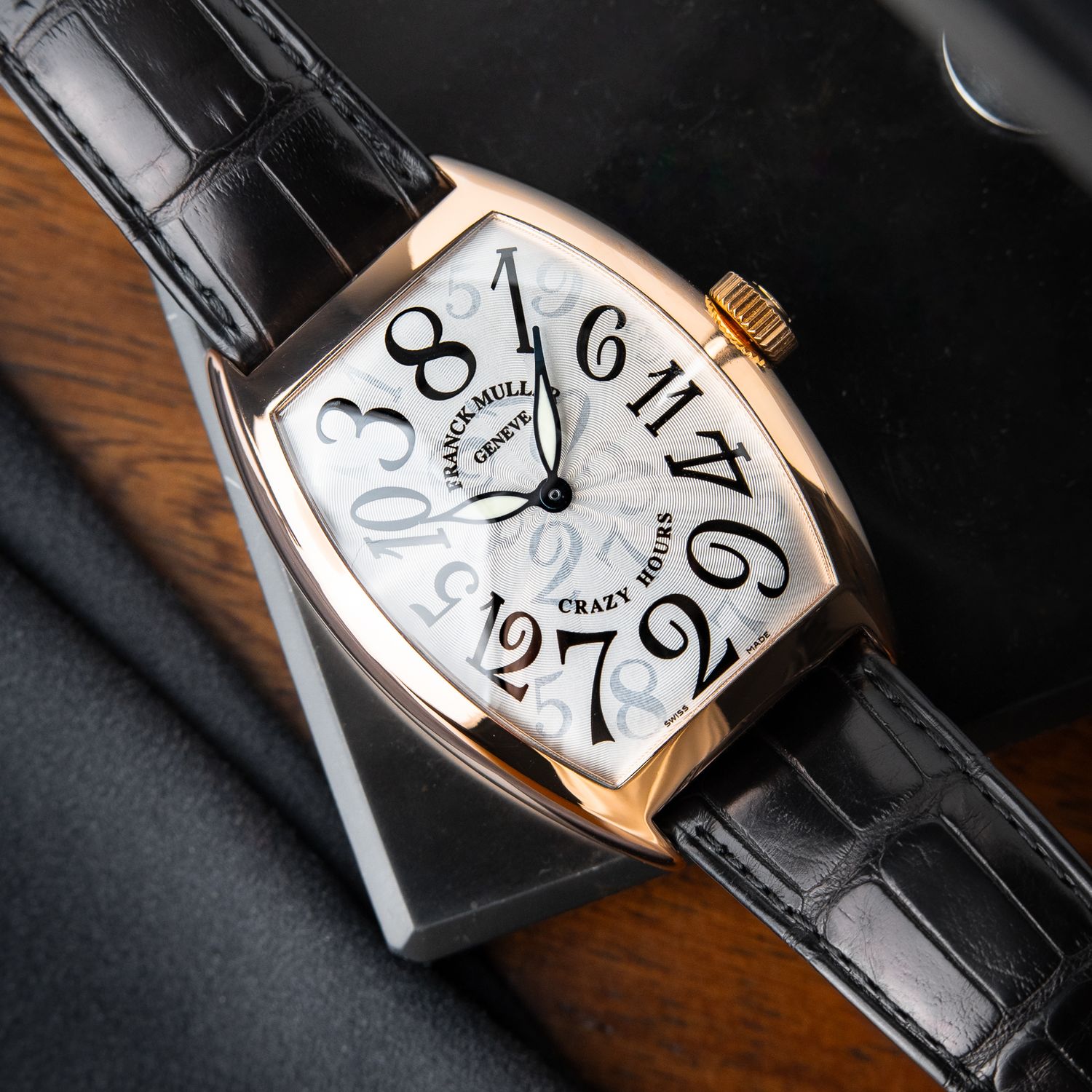 Franck Muller Vanguard Cintree Curvex SERVICED RARE Crazy Hours