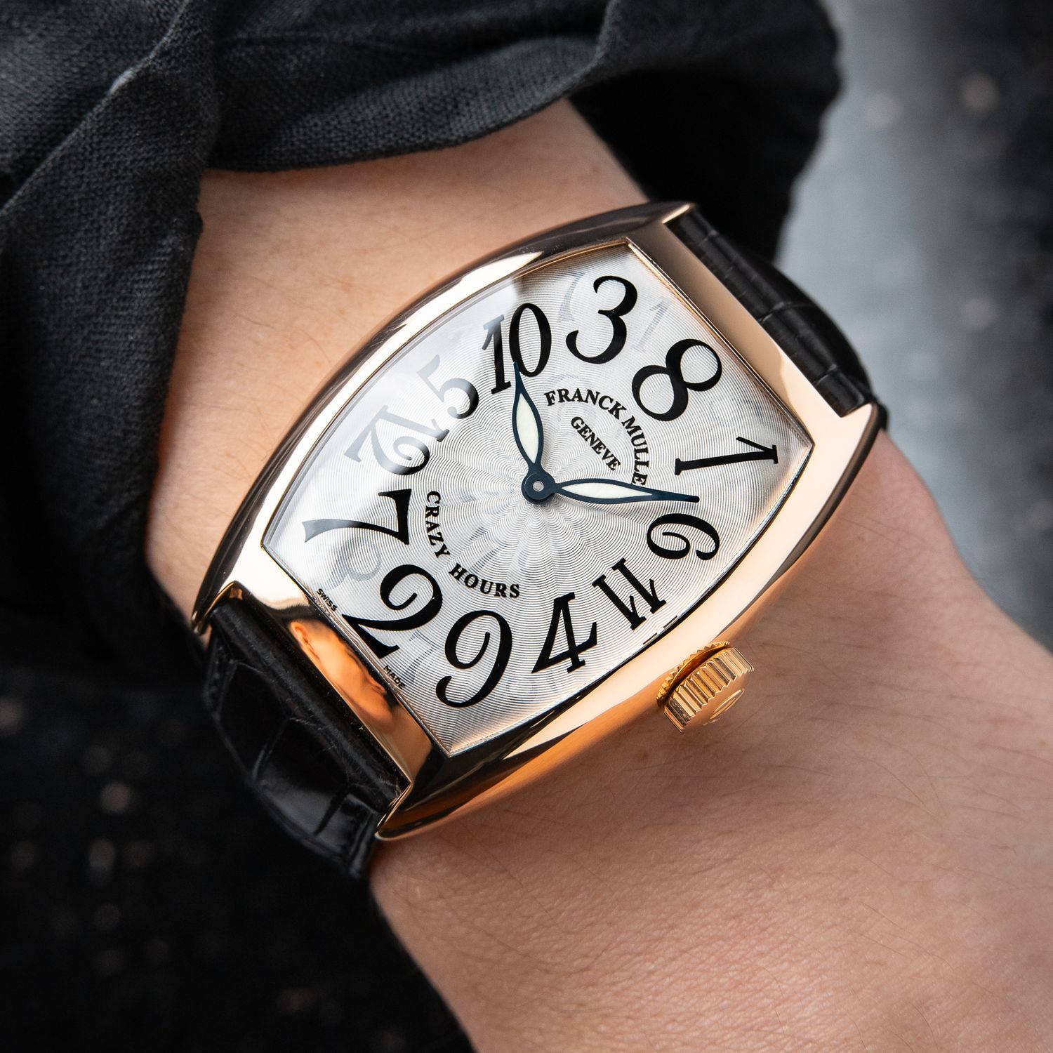 Franck Muller Vanguard Cintree Curvex SERVICED RARE Crazy Hours