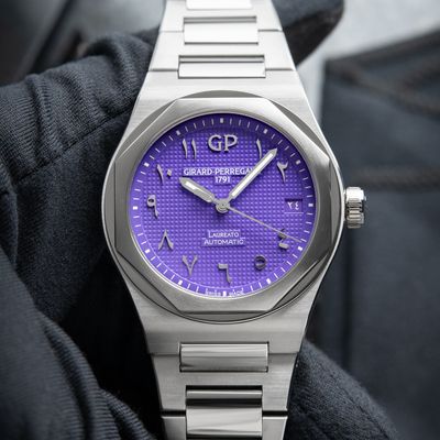 Girard Perregaux Laureato Limited Edition Purple Middle Eastern