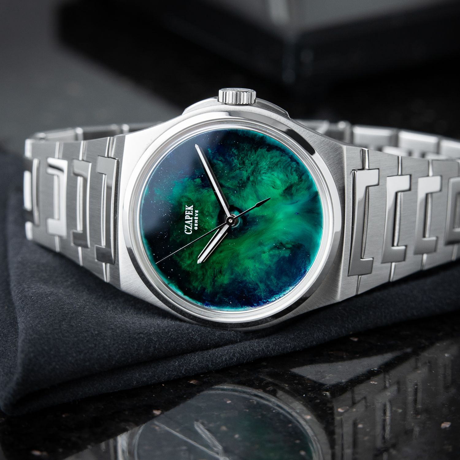 Czapek Antarctique Celestial CLEAN Limited Edition Of 25 Steel Green Dial