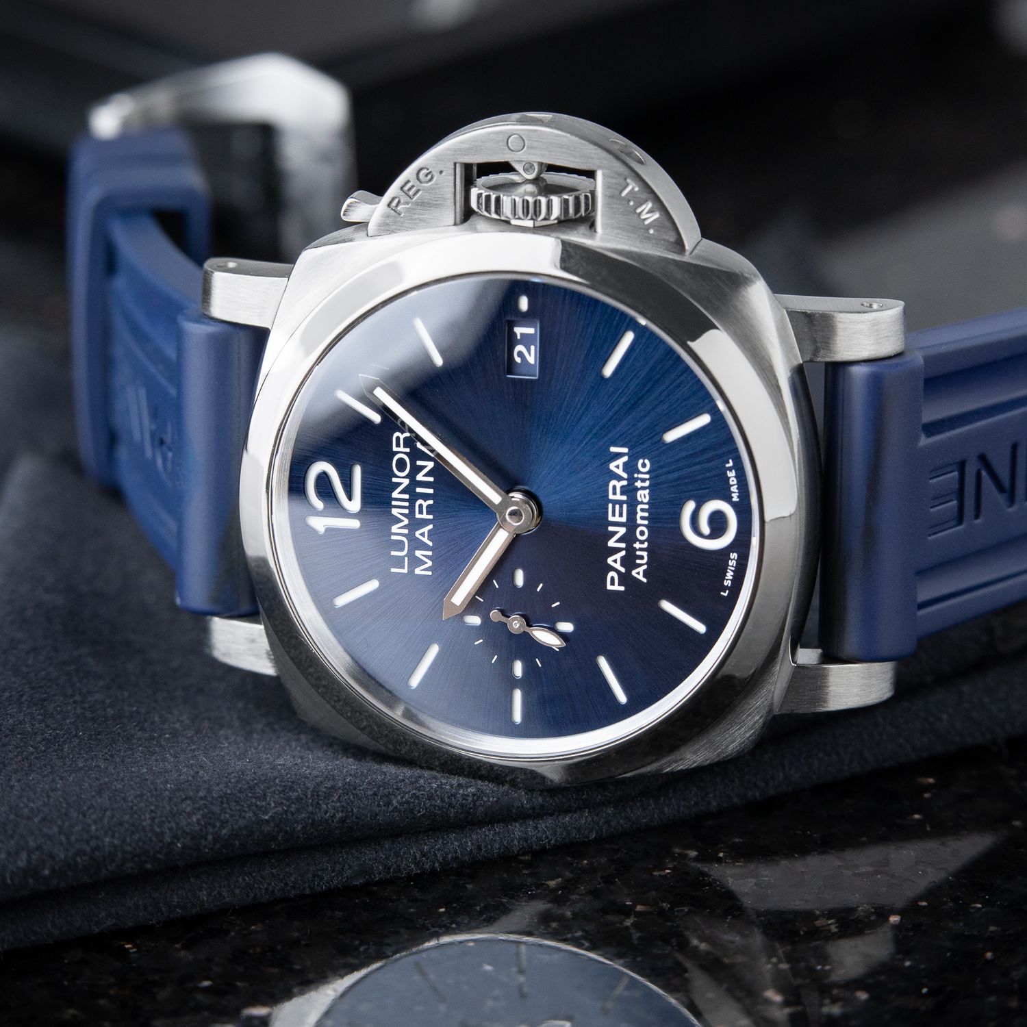 Panerai Luminor Marina 1950 3 Days Automatic Date Steel Rubber