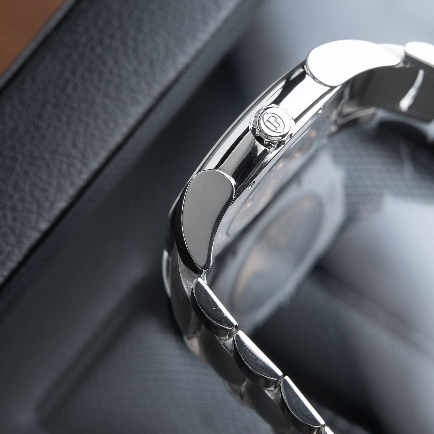 Parmigiani Fleurier Kalpa XL Silver Dial Steel Bracelet Automatic Date