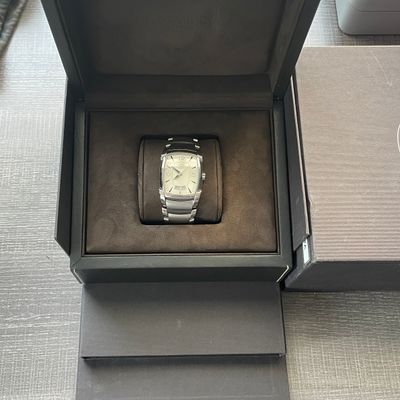 Parmigiani Fleurier Kalpa XL Silver Dial Steel Bracelet Automatic Date