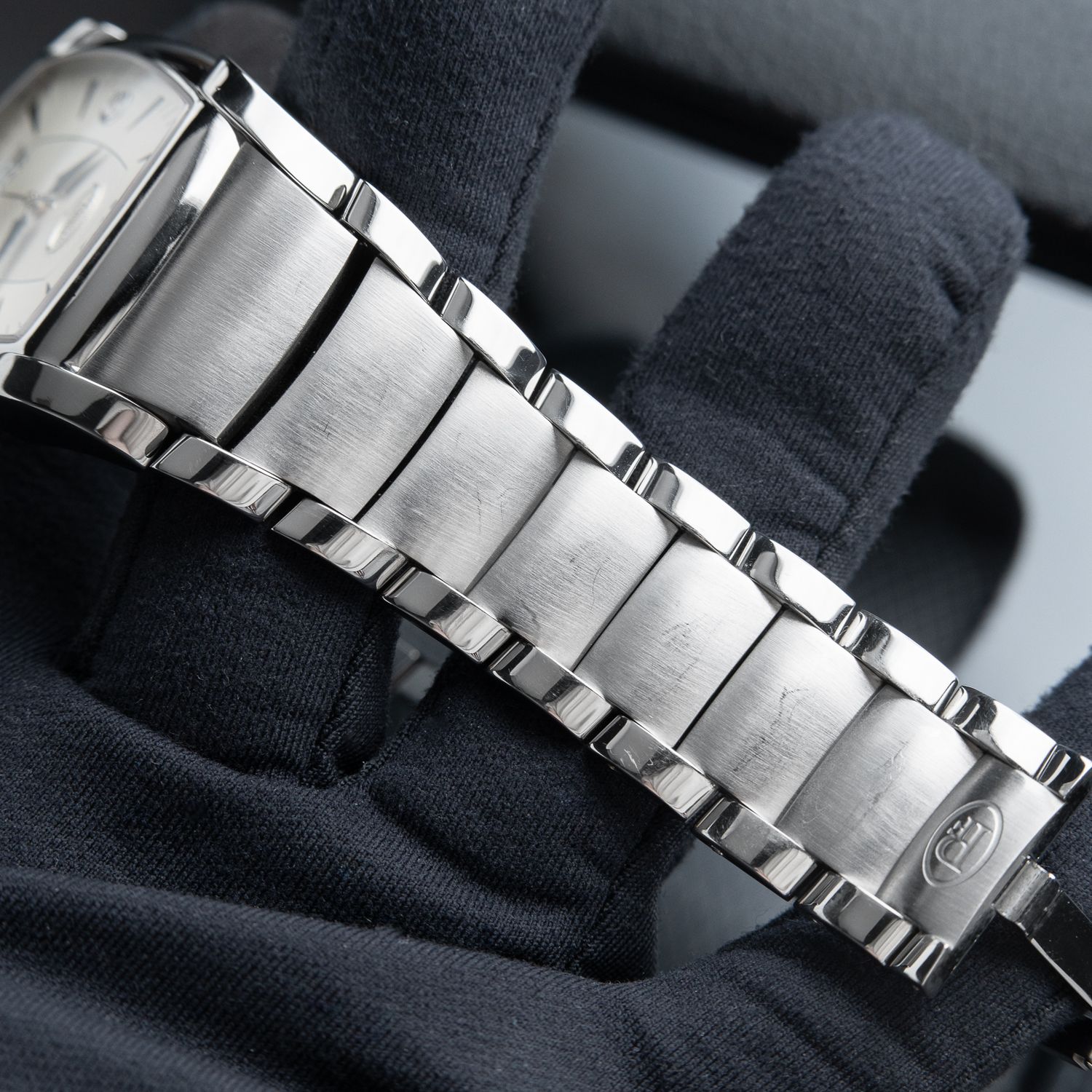 Parmigiani Fleurier Kalpa XL Silver Dial Steel Bracelet Automatic Date