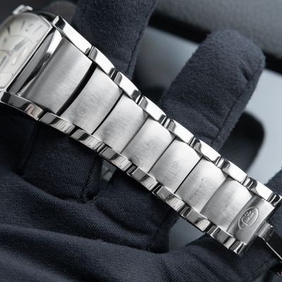 Parmigiani Fleurier Kalpa XL Silver Dial Steel Bracelet Automatic Date