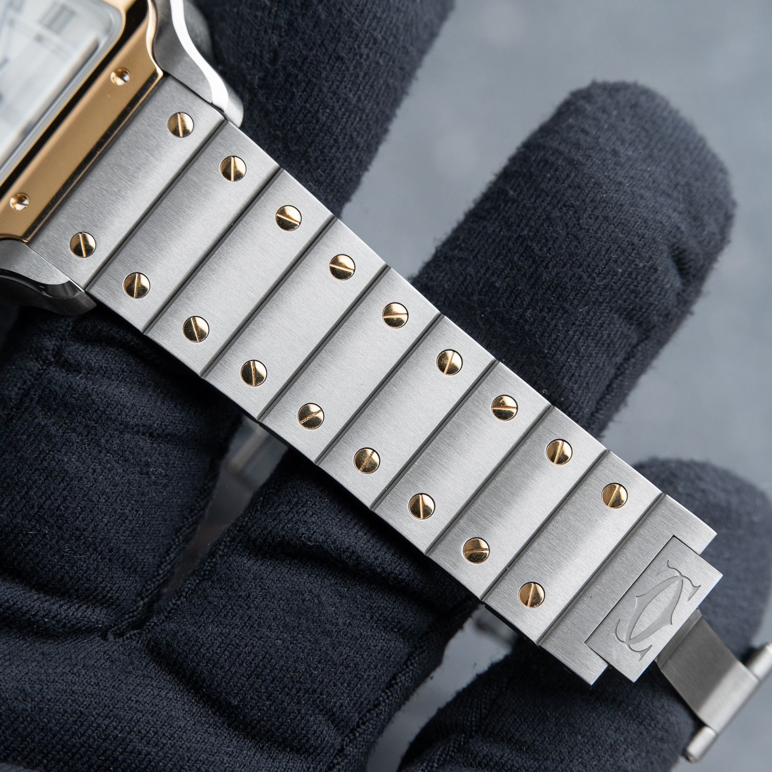 【Cartier】santos de Cartier LM コマ2つ AS07815_50950165_CARTIERSANTOS