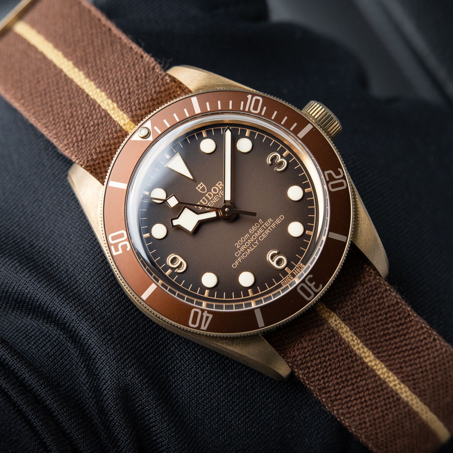 Tudor Black Bay 58 Fifty-Eight 2024 Bronze Bracelet NATO Strap Brown 39mm