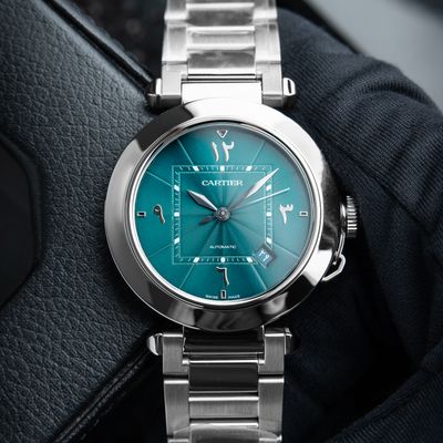 Cartier CAESARS PALACE アイスペール Cartier Pasha RARE Turquoise STICKERED Bracelet 2023 Middle