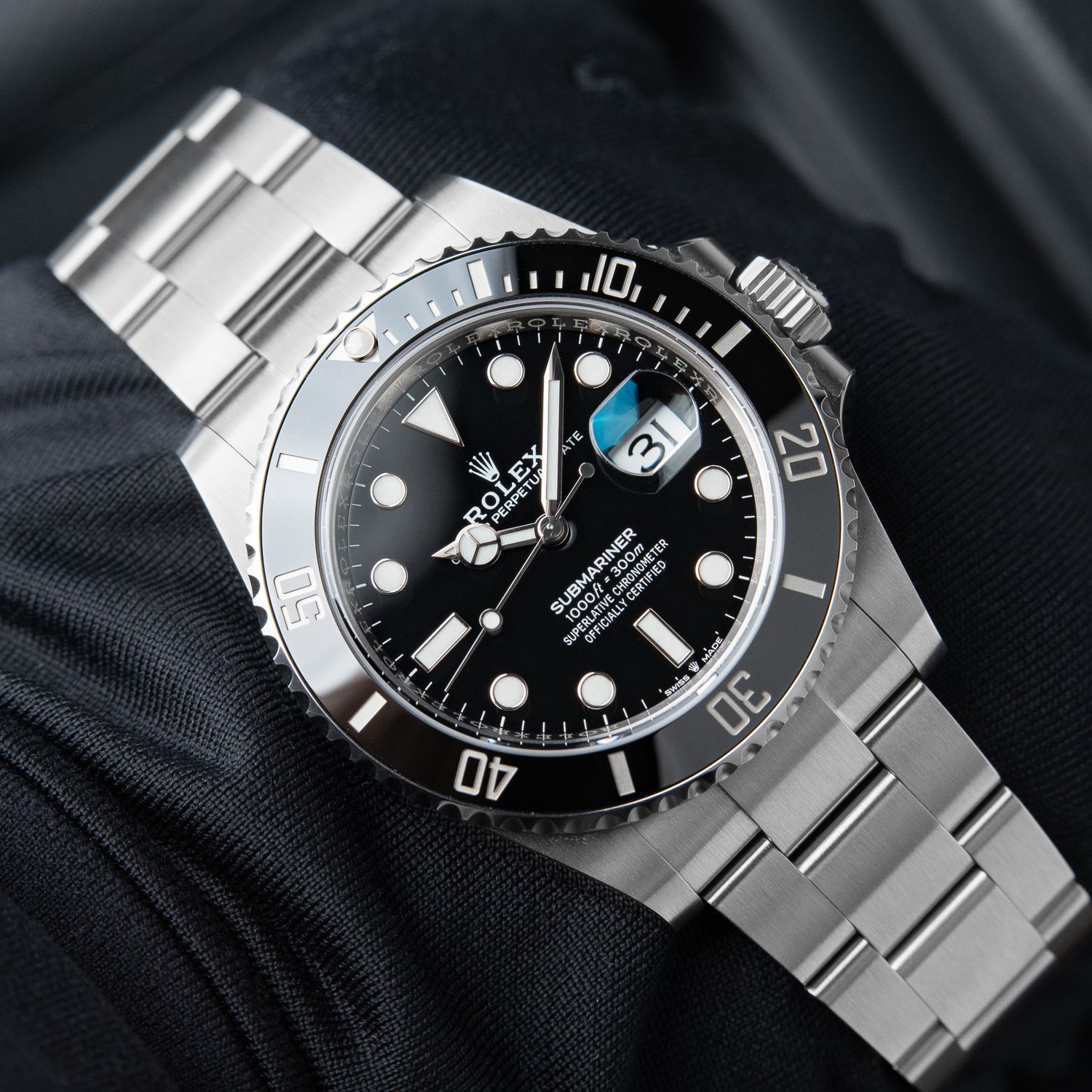 Rolex Submariner Oyster Perpetual Diver Black Ceramic Steel