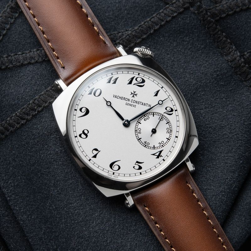 Vacheron Constantin Historiques American 1921 36.5 White Gold Leather Set