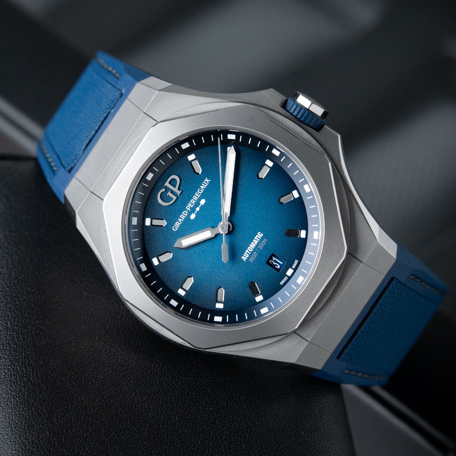 Girard Perregaux Laureato Absolute Limited Edition 230 Titanium Blue 44mm
