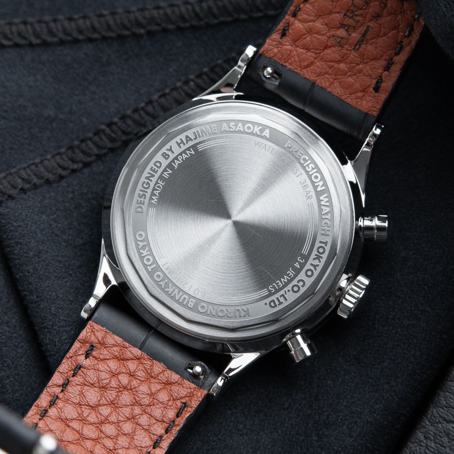 Kurono Tokyo Chronograph 1 MK.2 Salmon CB012U Automatic 38mm Steel