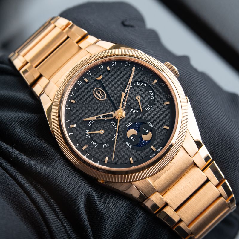 Parmigiani Fleurier Tonda PF Gregorian Annual Calendar Rose Gold Bracelet