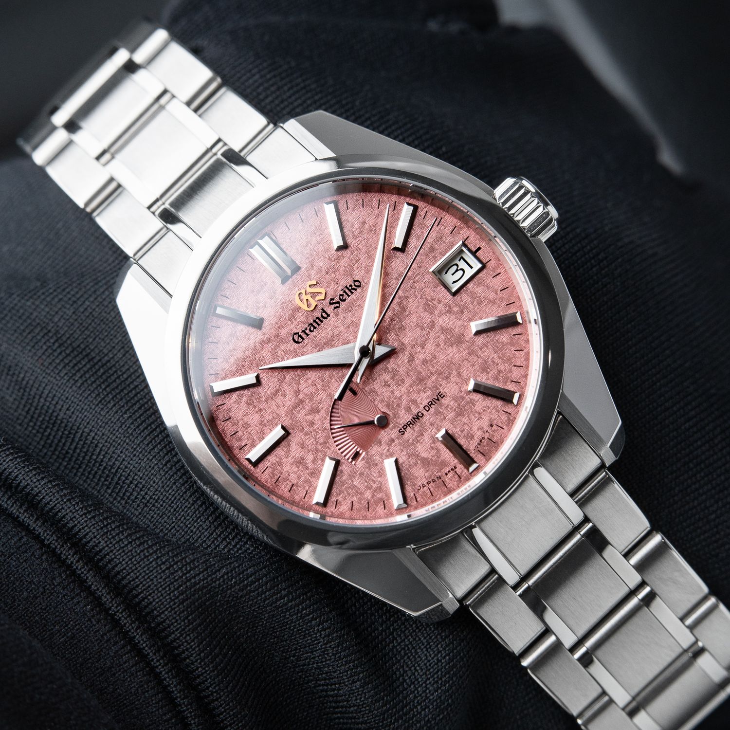 Grand Seiko Heritage Collection UNWORN 9/24 Pink Kirazuri Limited Ed. Spring Drive 40mm