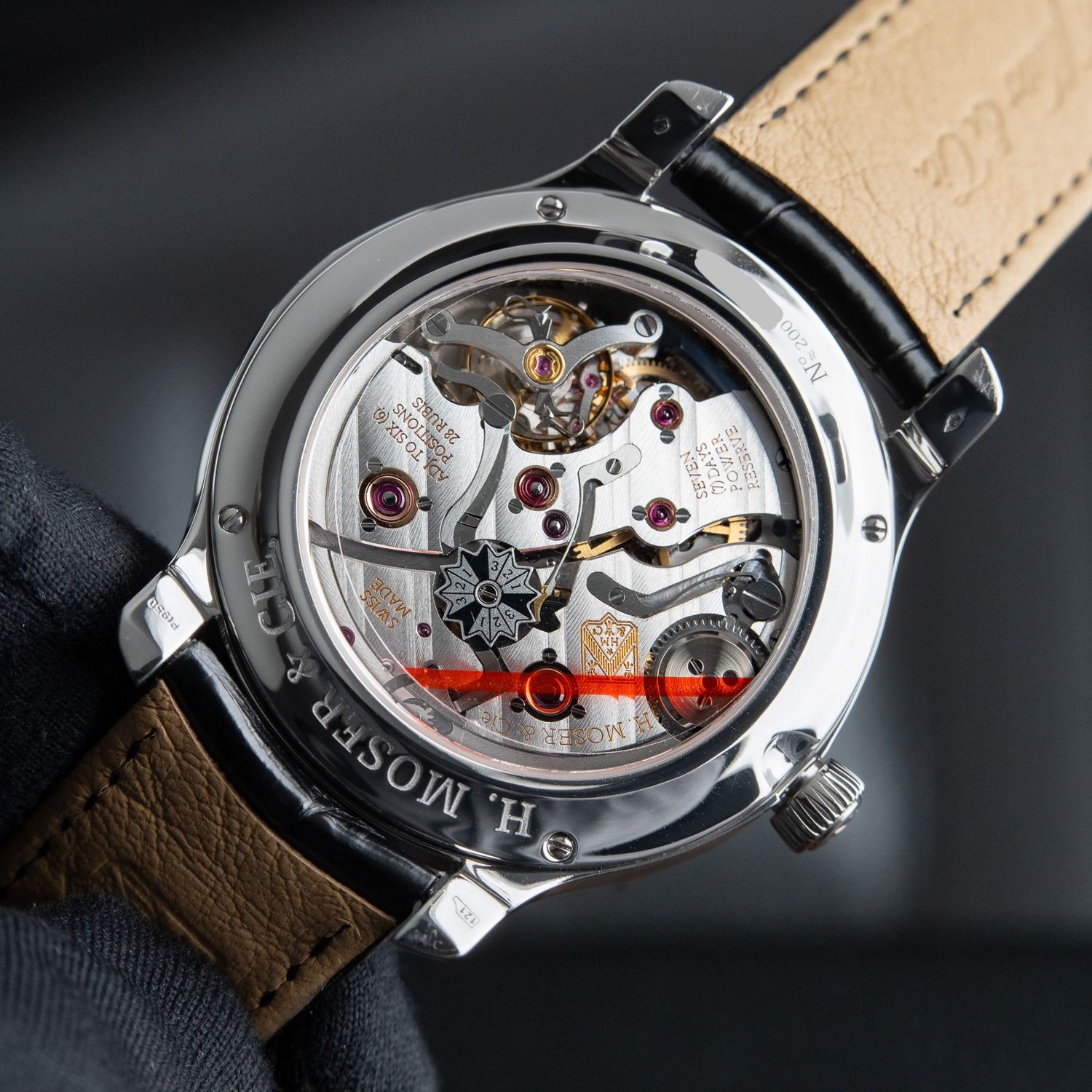 H.Moser & Cie. Endeavour Perpetual Calendar 7 Days Platinum Gray