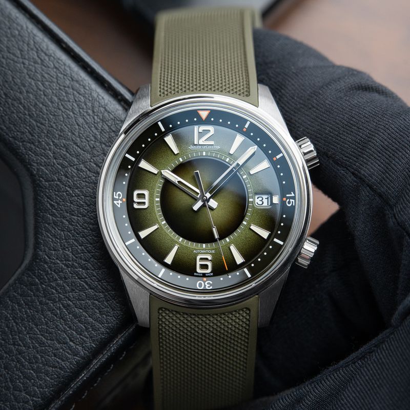 Jaeger-LeCoultre Polaris Date CLEAN Boutique Exclusive Green Dial Steel