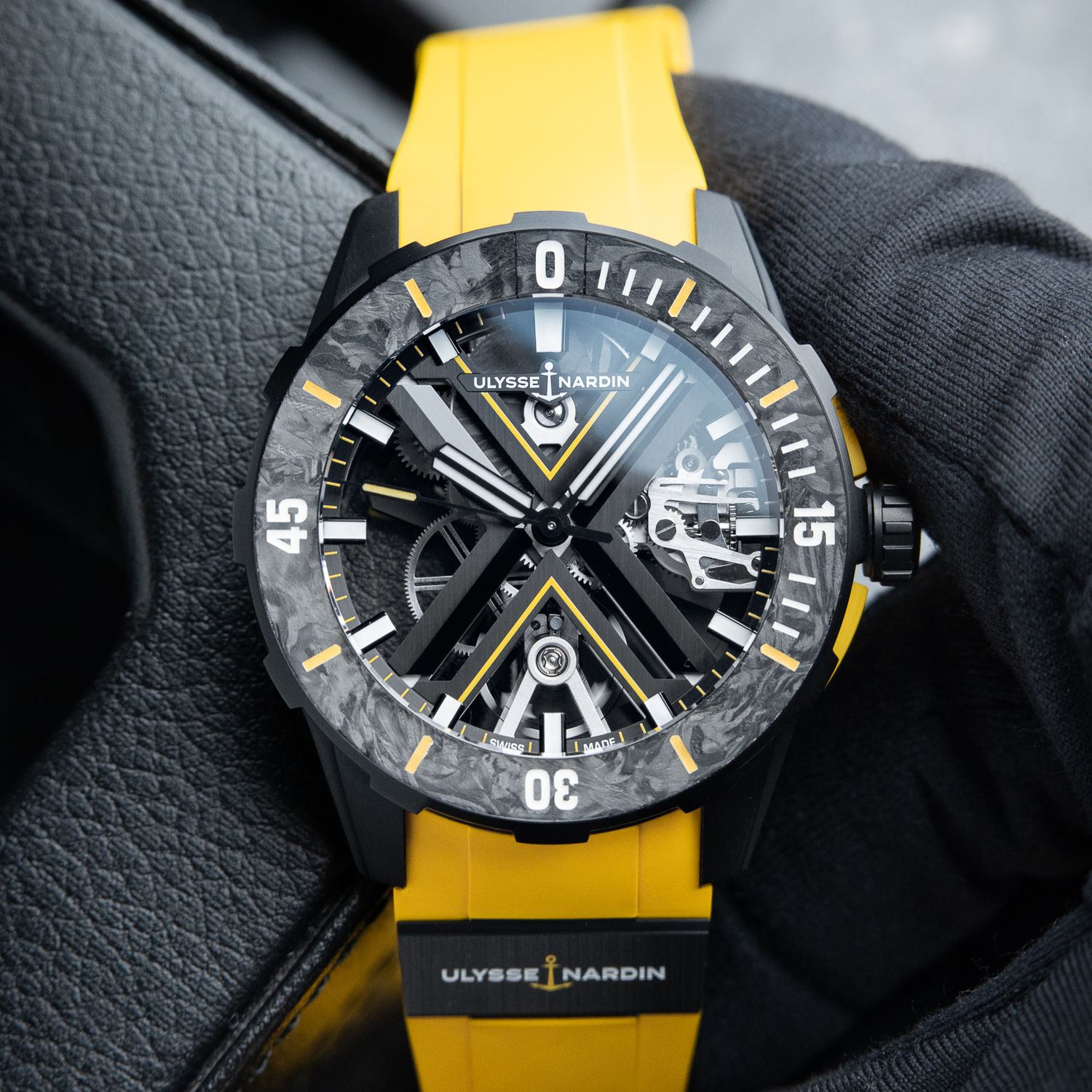 Ulysse Nardin Diver X Limited Edition Skeleton Titanium Carbon Yellow 44mm