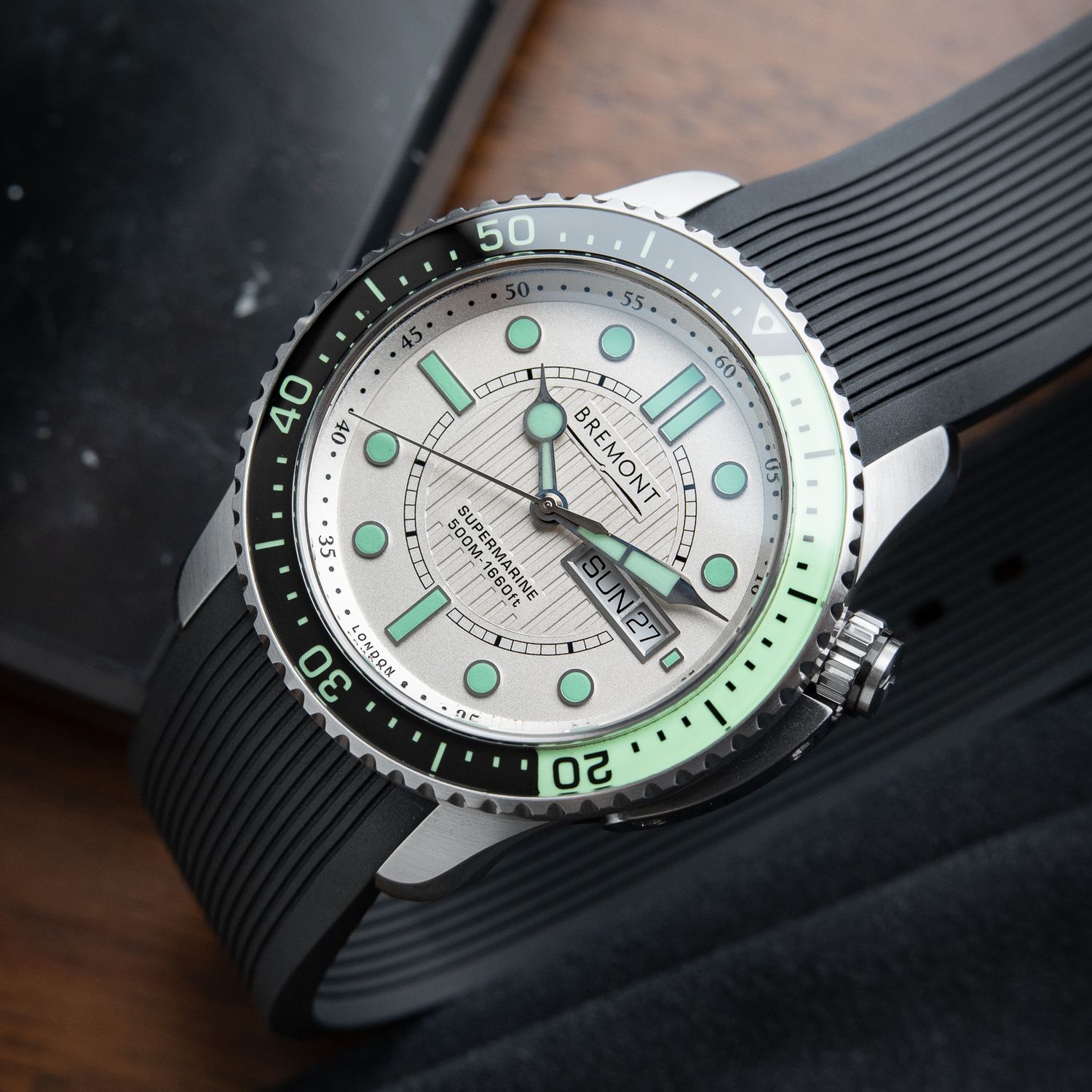Bremont Supermarine S500 Diver 500M Silver Dial Steel Rubber Automatic 43