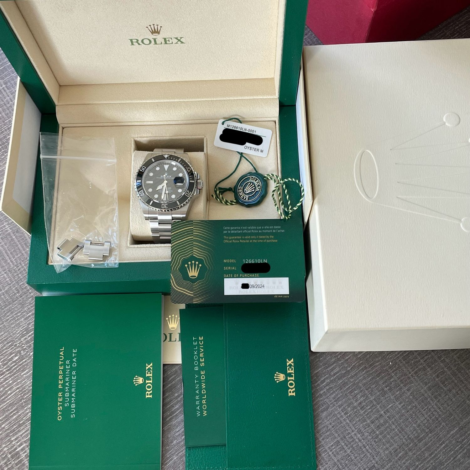 Rolex Submariner CLEAN 9/2024 Oyster Perpetual Diver Black Ceramic