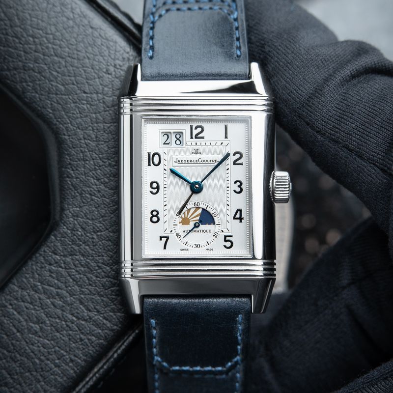 Jaeger-LeCoultre Grande Reverso GMT Day/Night Date Silver Dial Automatic