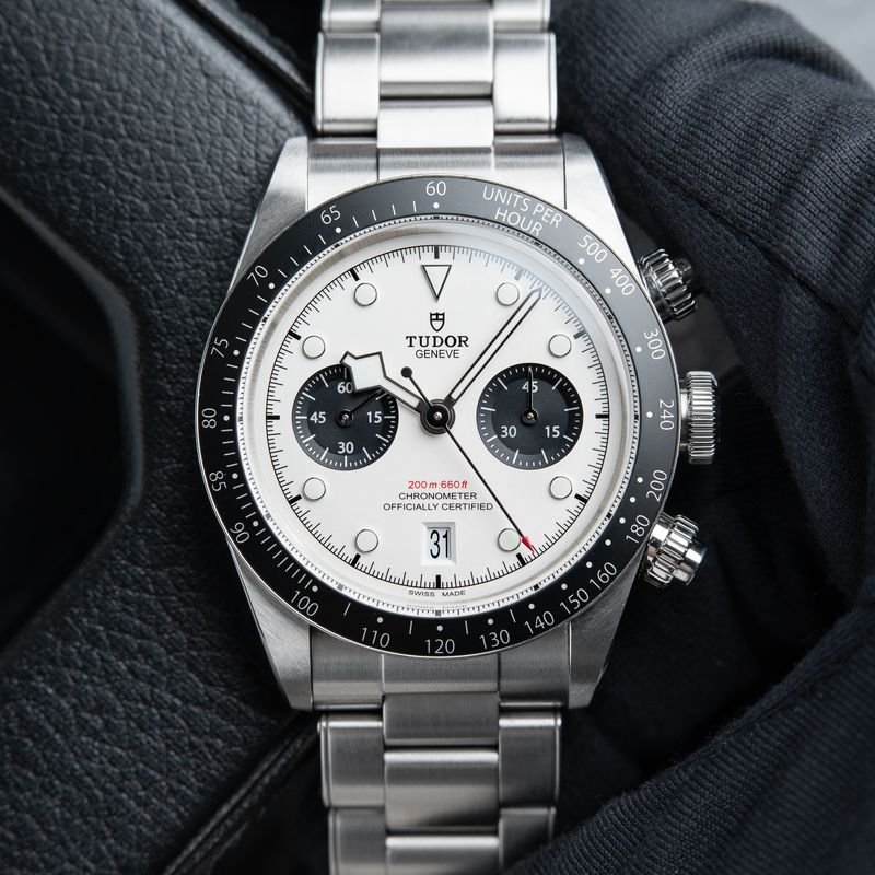 Tudor Black Bay Chrono Chronograph Panda 2023 Steel White Dial Bezel 41mm