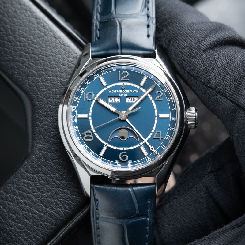 Vacheron Constantin Fiftysix Complete Calendar Blue Steel Automatic 4000E