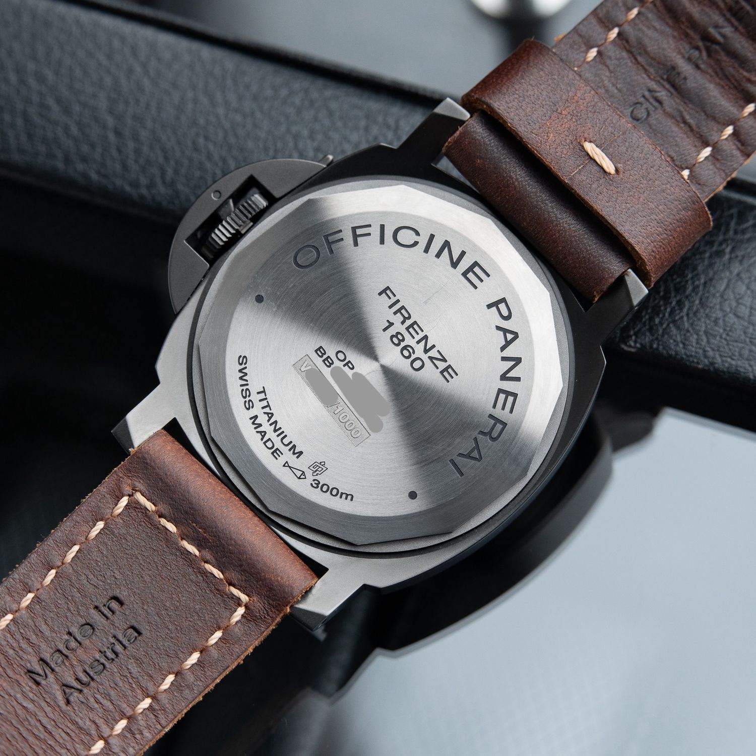 Panerai Luminor California 8 Days DLC Titanium Black Dial Leather