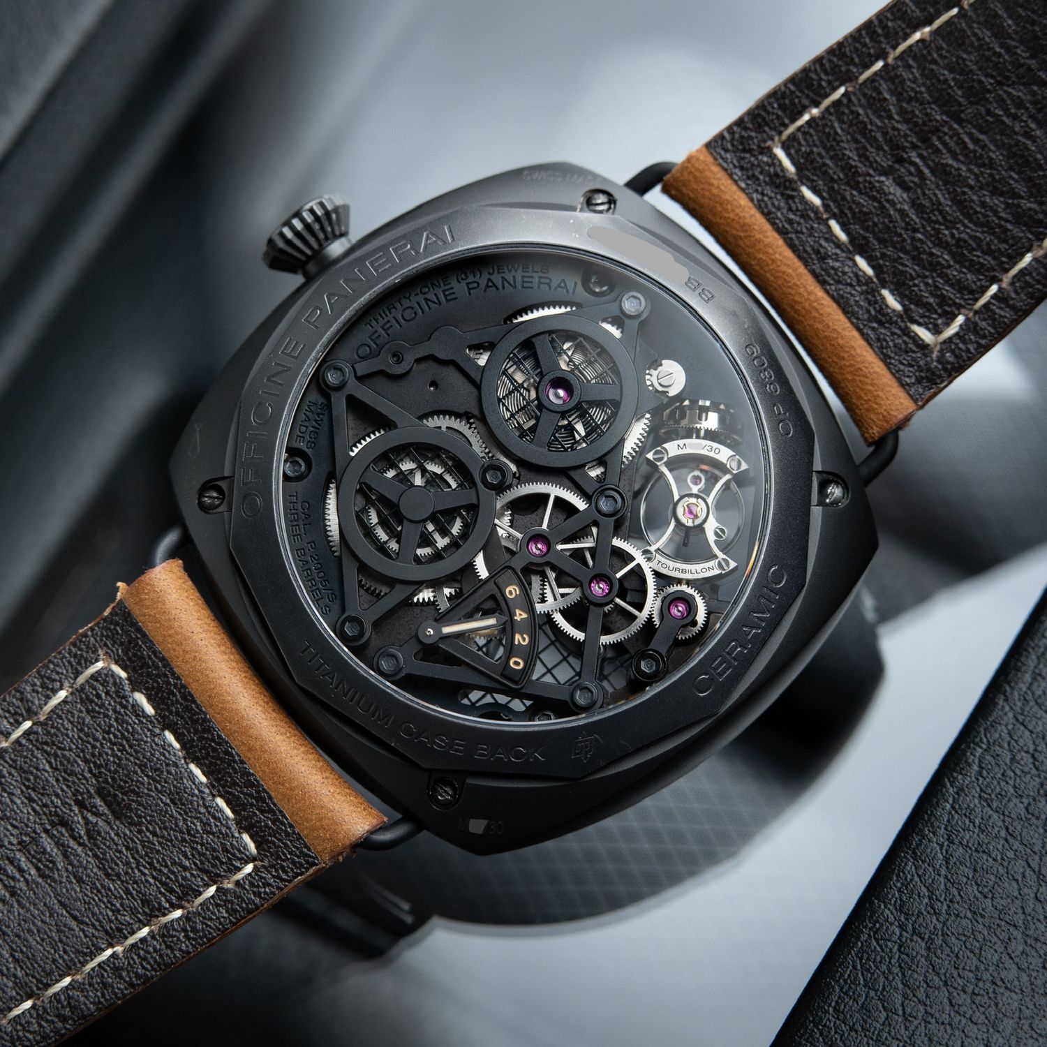Panerai Pam348 Panerai Radiomir Lo Scienziato Tourbillon GMT