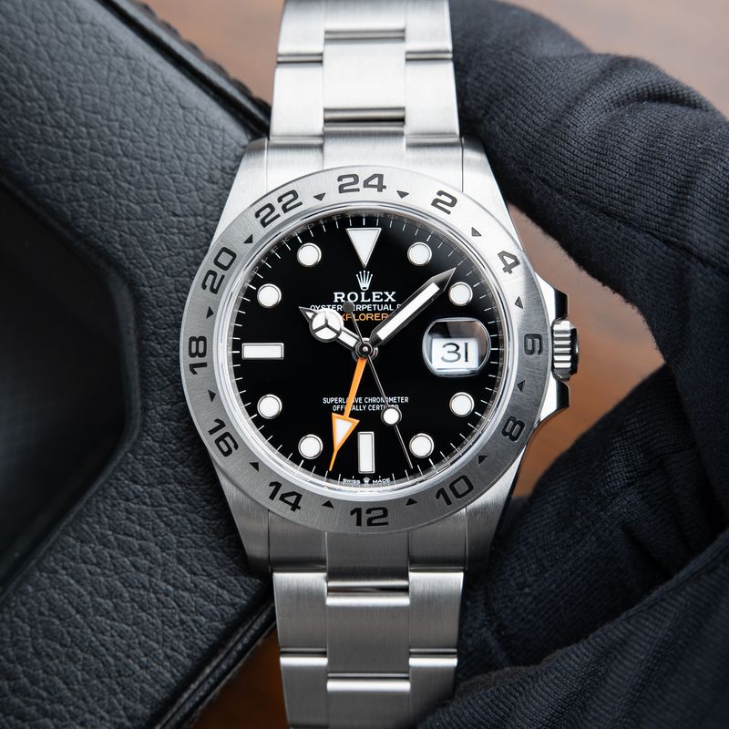 Rolex Explorer II 1/2024 Black Dial Oyster GMT 42mm Steel Automatic 226570