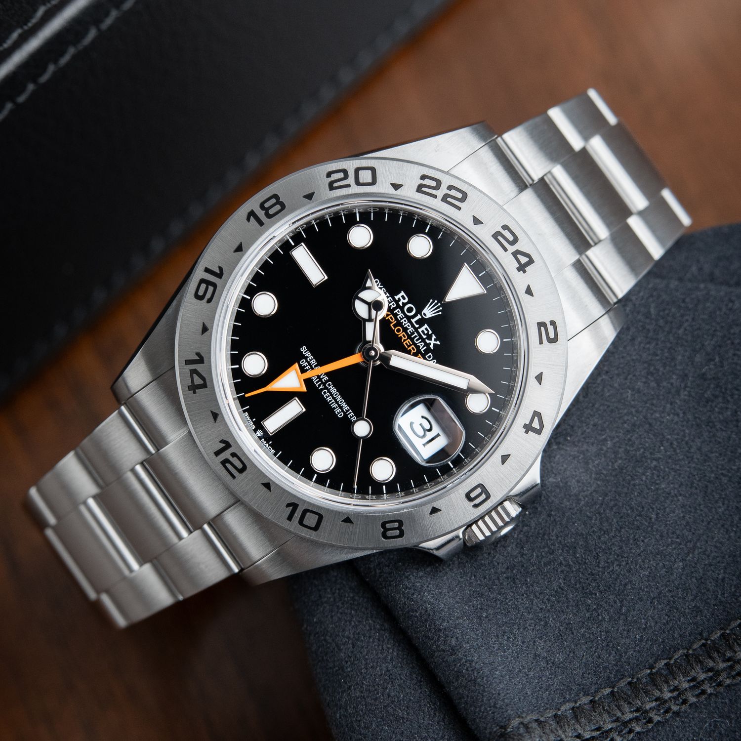 Rolex Explorer II 1/2024 Black Dial Oyster GMT 42mm Steel Automatic 226570