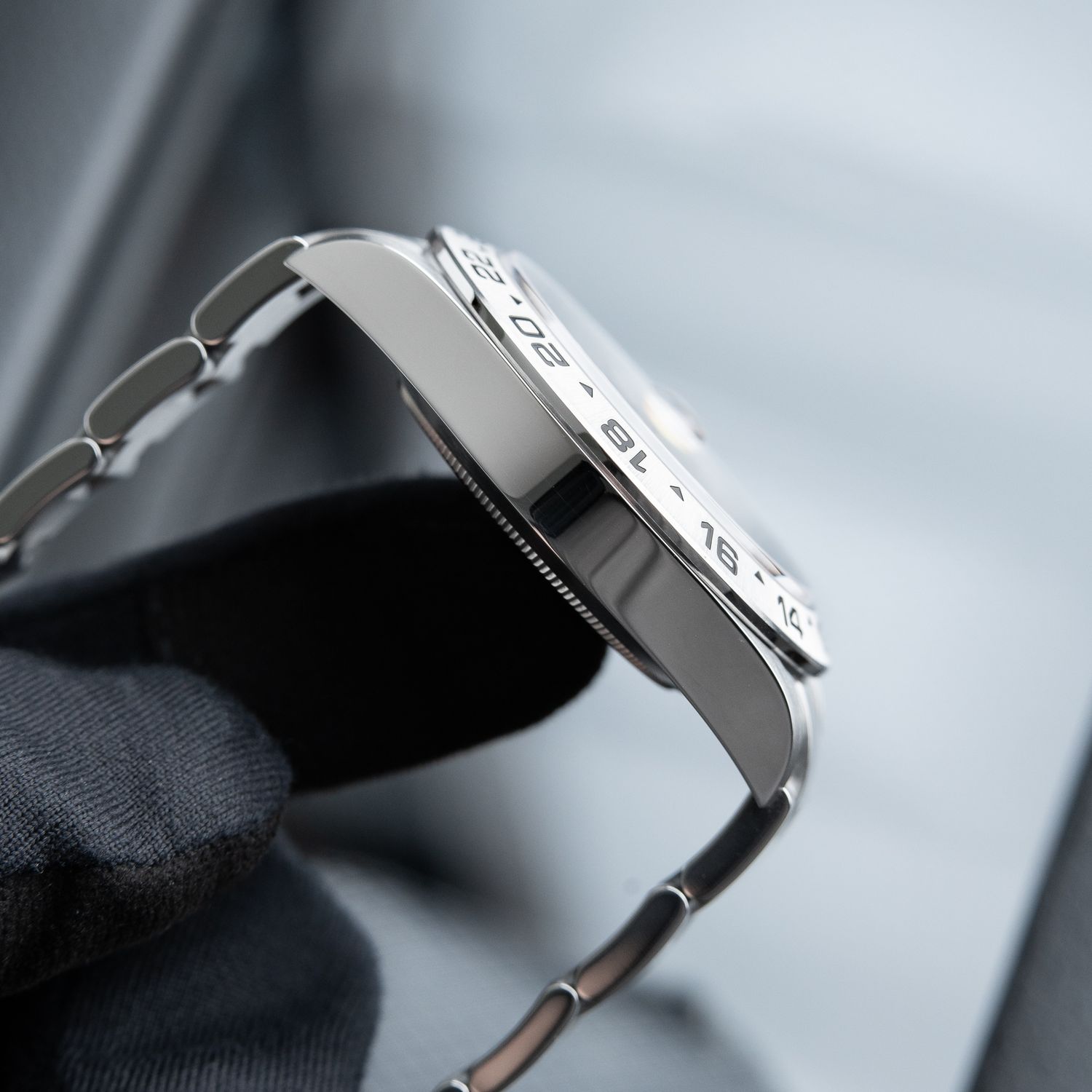 LAUREL ブラック アナログ 時計 Rolex Explorer II Oystersteel, M226570-0002