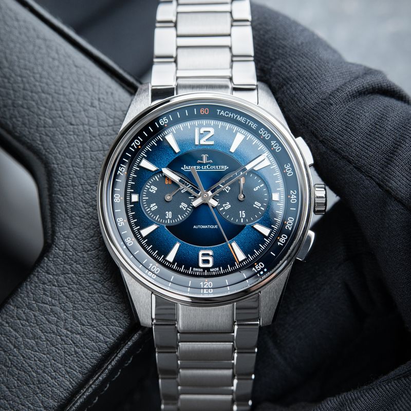 Jaeger-LeCoultre Polaris UNWORN 2024 Chronograph Blue Dial Bracelet Strap