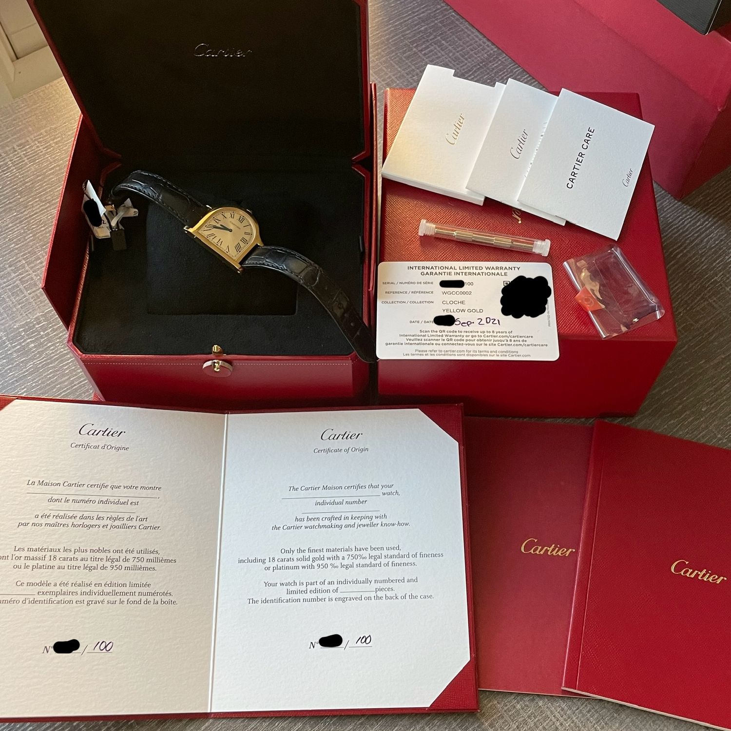 Cartier Cloche De Cartier UNWORN Yellow Gold Limited Edition Prive