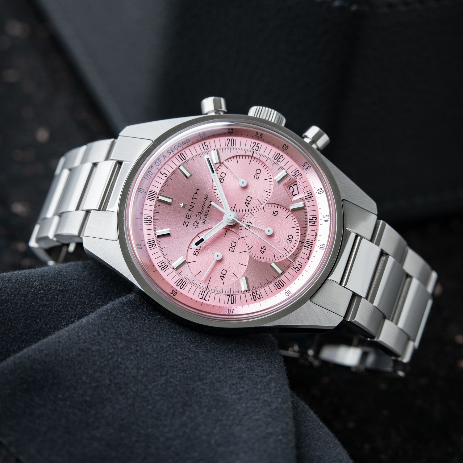 Zenith Chronomaster Original RARE Edition Pink Dial El Primero