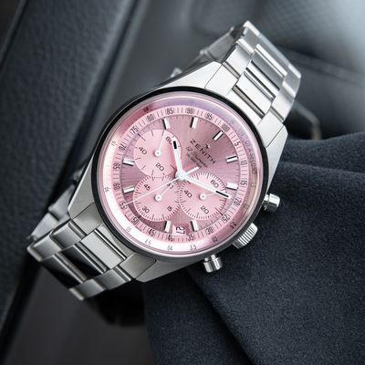 Zenith Chronomaster Original RARE Edition Pink Dial El Primero