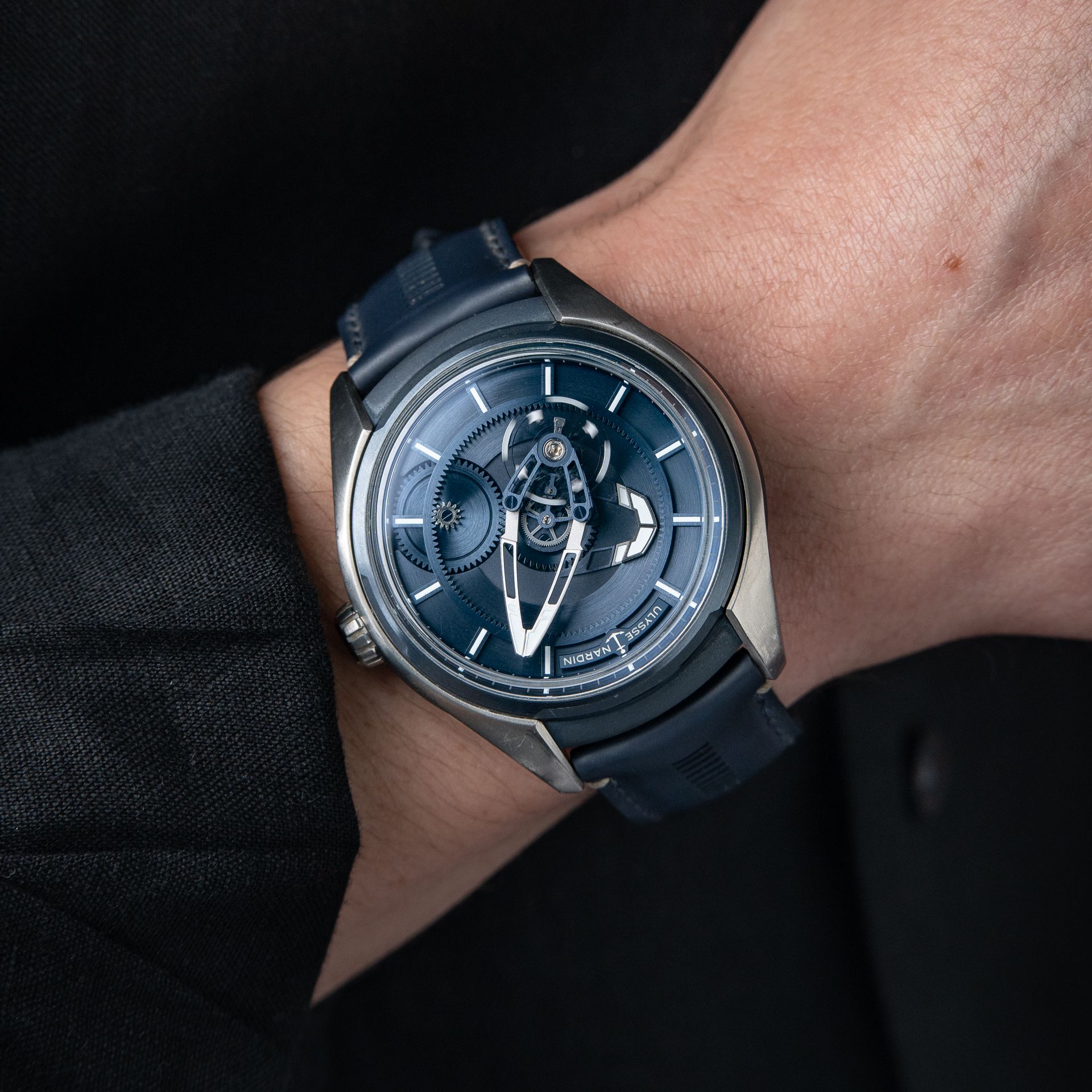 Ulysse Nardin Freak X PVD Titanium Blue Dial Leather Automatic 43mm