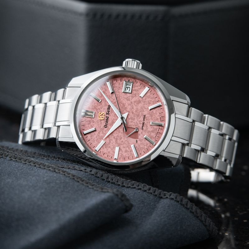 Grand Seiko Heritage Collection UNWORN 10/2024 Pink Kirazuri Limited Edition Spring Drive