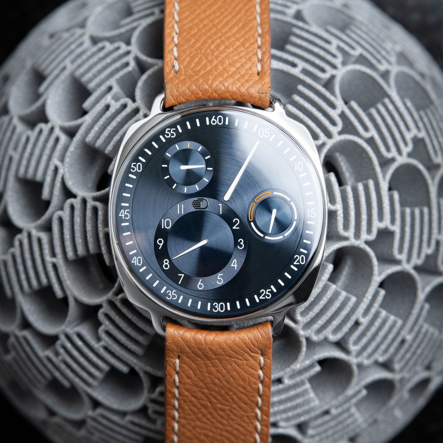 Ressence Type 1 Squared V2 Titanium Night Blue Dial 42 Automatic ROCS 1.3