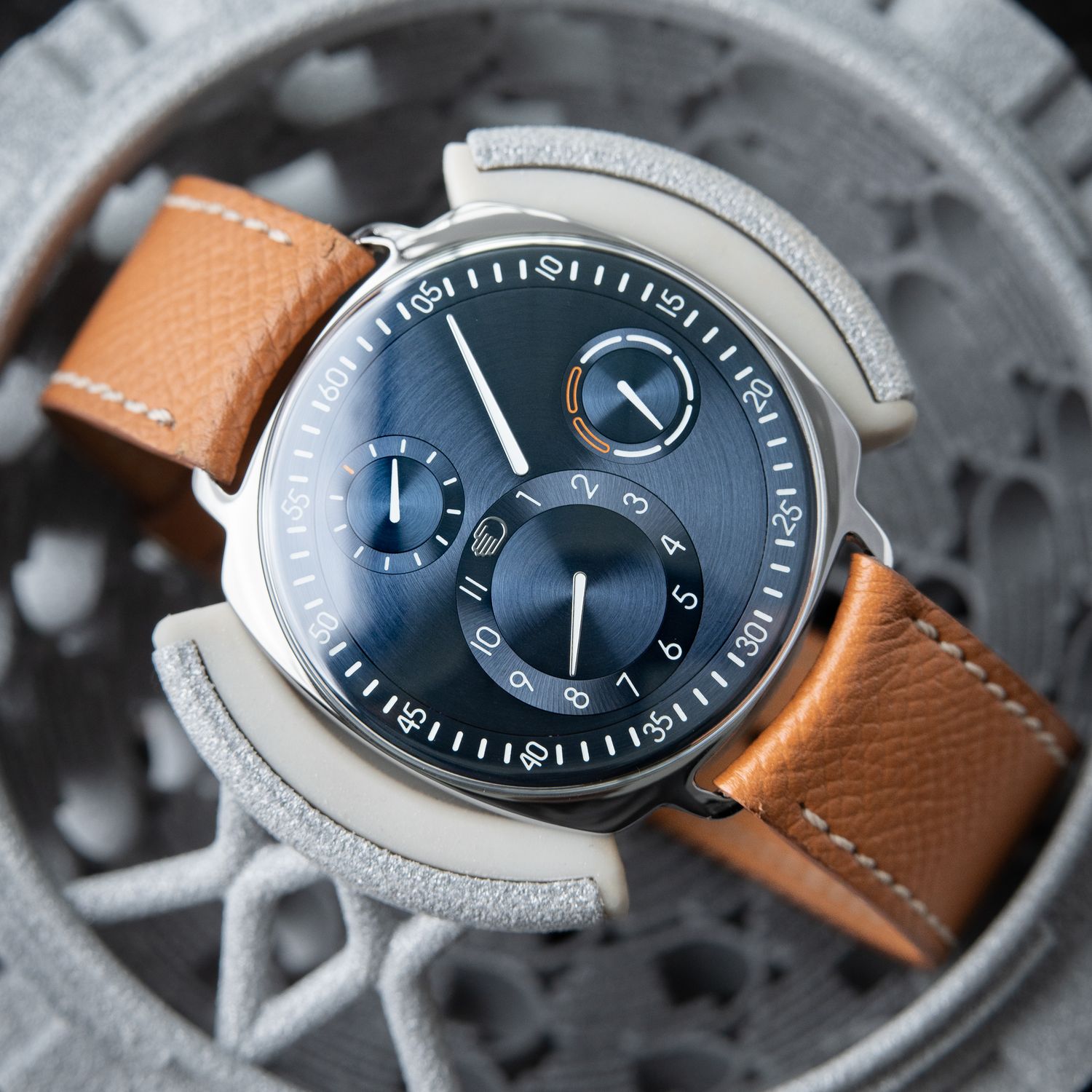 Ressence Type 1 Squared V2 Titanium Night Blue Dial 42 Automatic