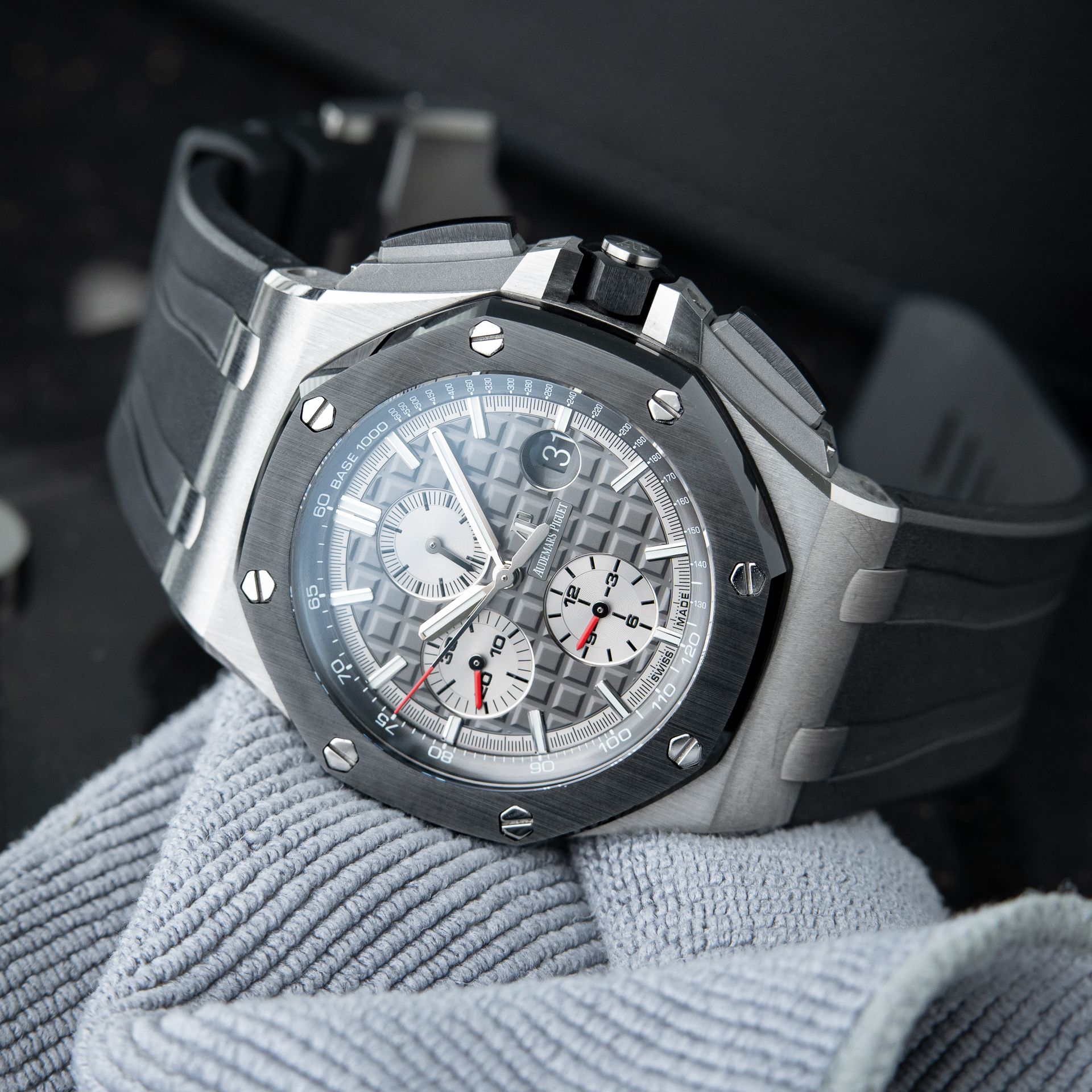 Audemars Piguet Royal Oak Offshore Titanium Ceramic Chronograph Gray 44mm