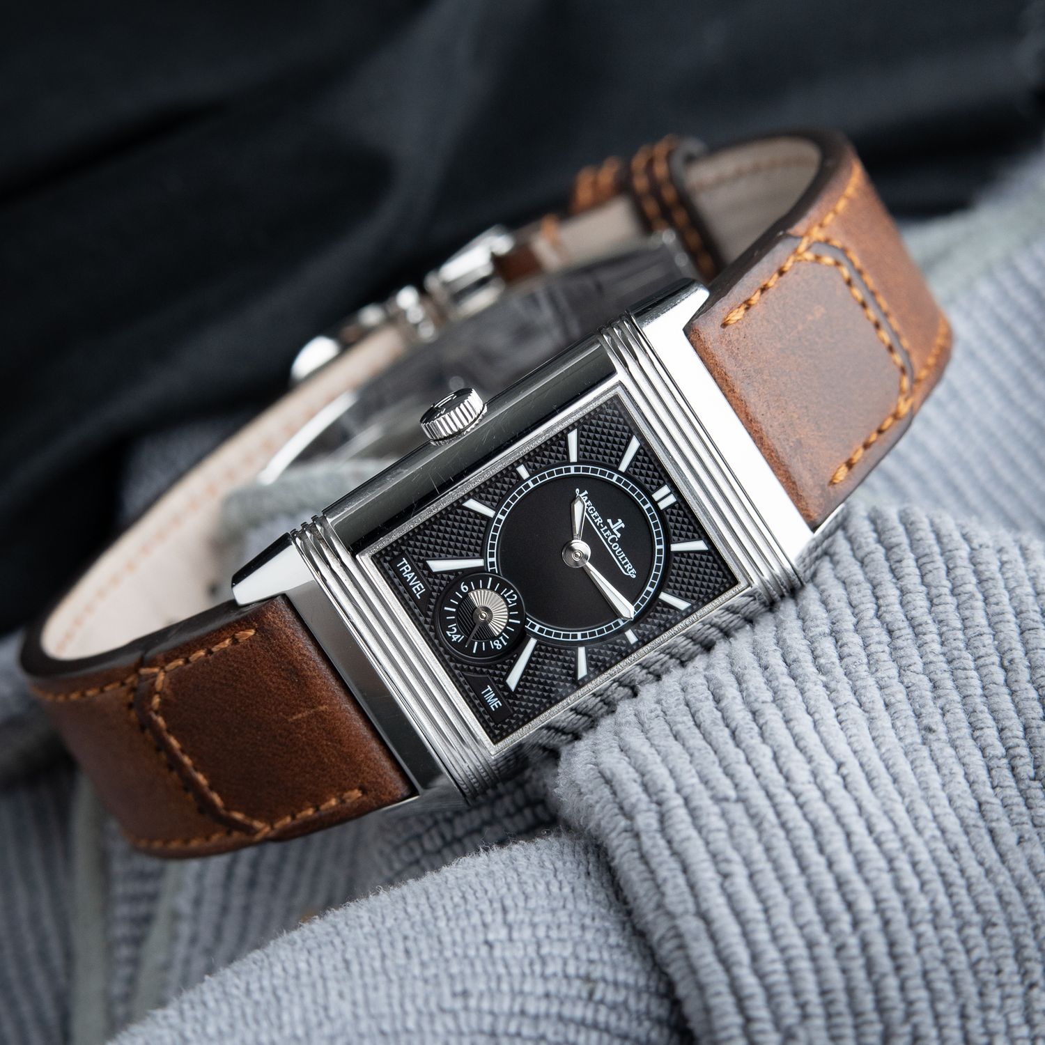 Jaeger-LeCoultre Reverso Classic Duoface Small Seconds Black