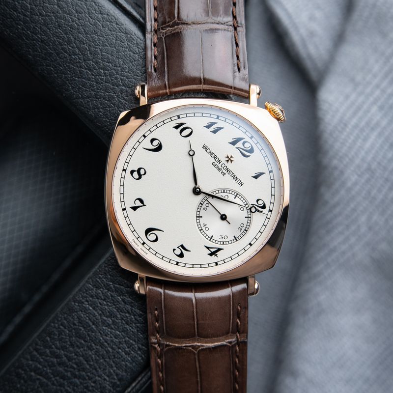 Vacheron Constantin Historiques American 1921 40mm Rose Gold Leather Set