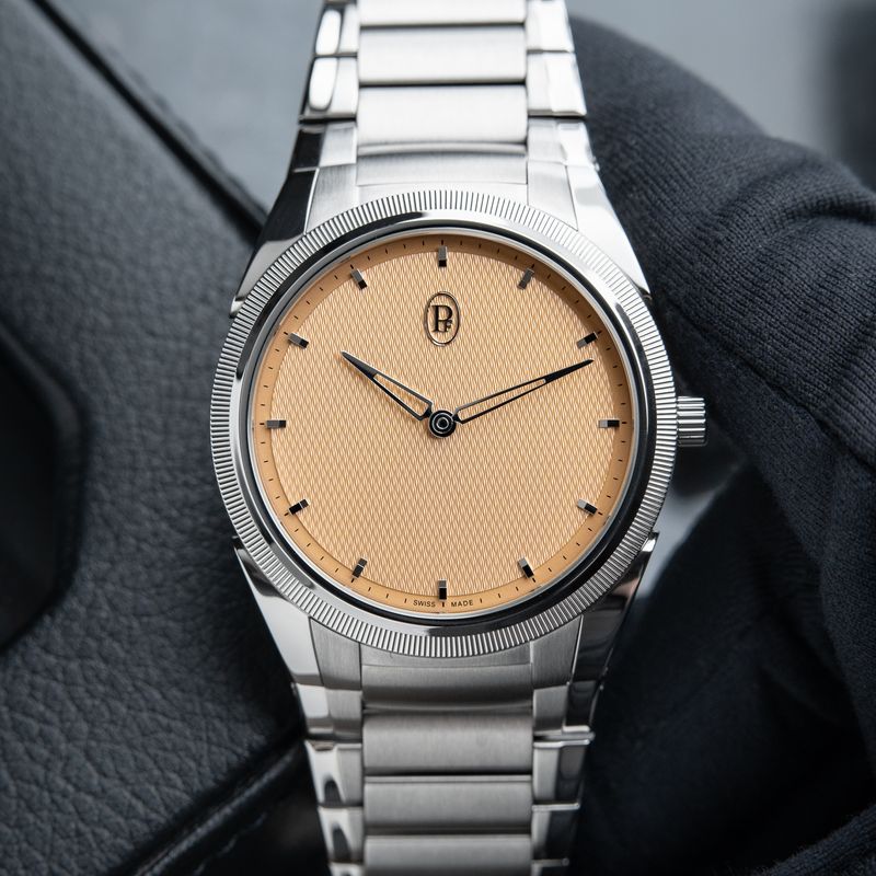 Parmigiani Fleurier Tonda PF UNWORN 11/2024 Golden Siena Dial Platinum Steel