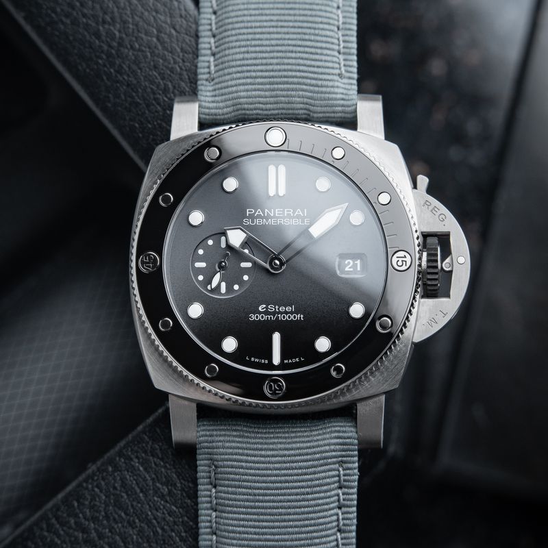 Panerai Luminor Submersible UNWORN 7/24 Esteel Grigio Roccia Grey Pam1288