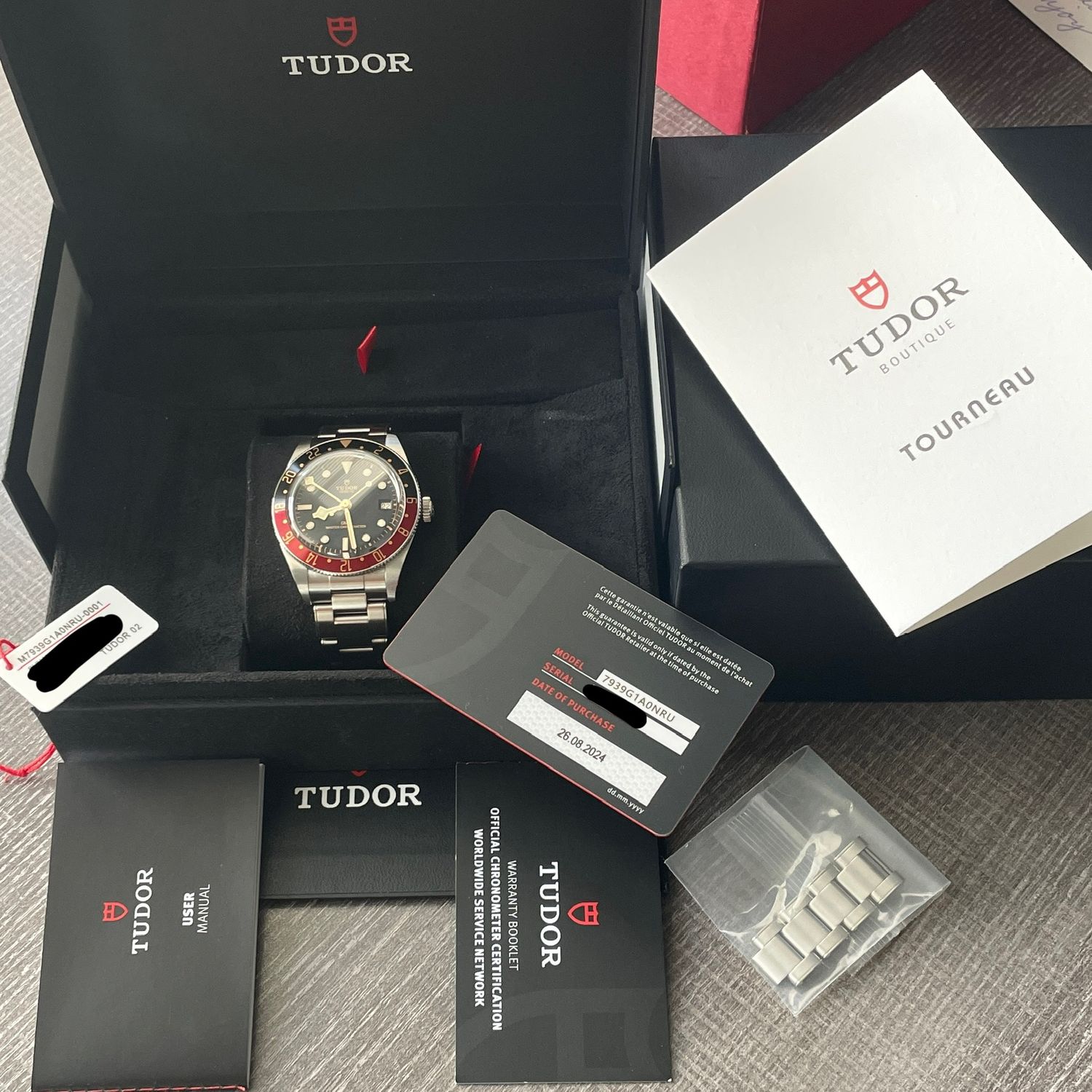 Tudor Black Bay 58 8/2024 GMT Coke Black Dial Steel Bracelet